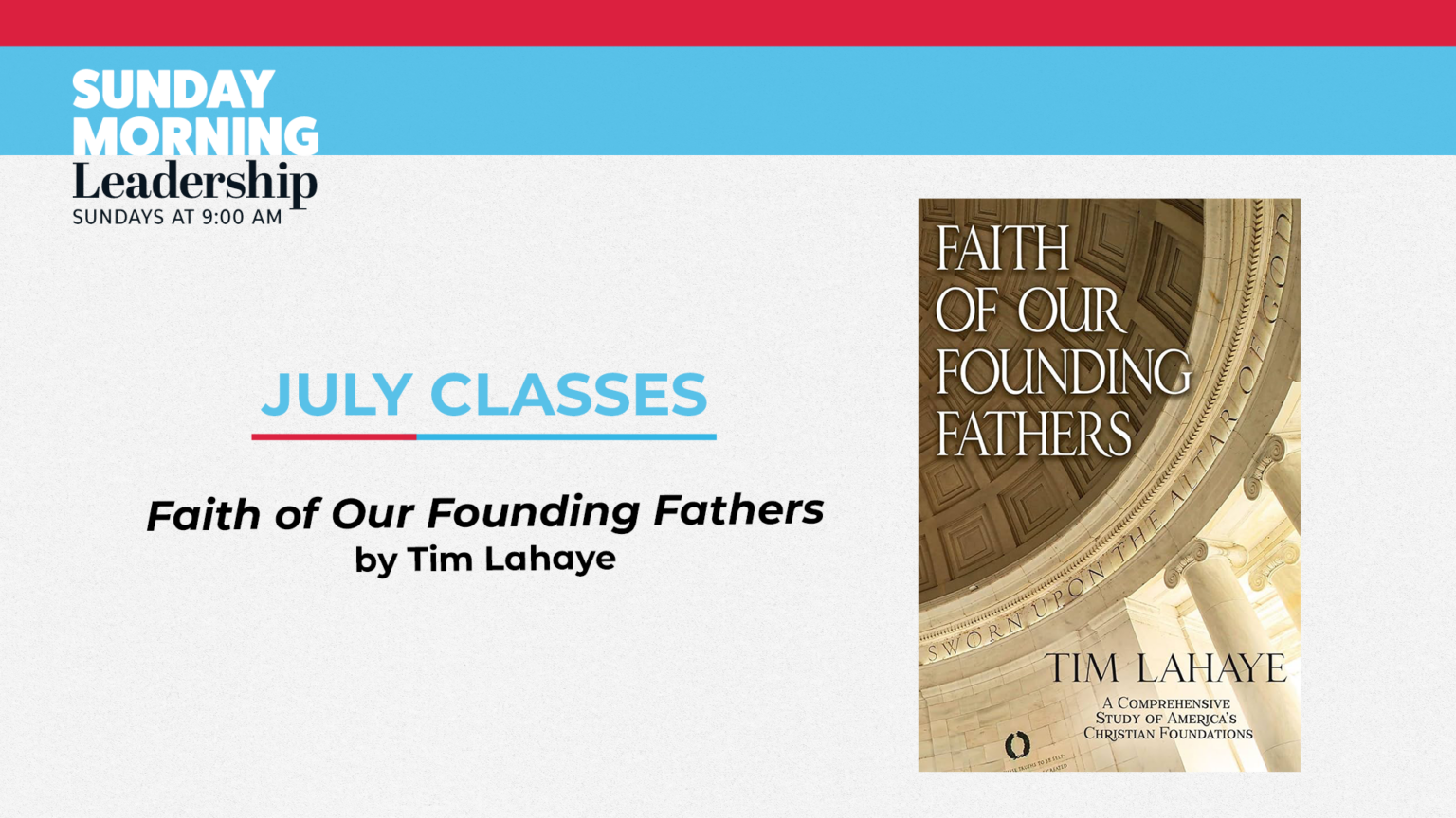 Sunday Morning Leadership July_Slide